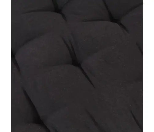 Palešu Dīvānu Spilvens, Melns, 120X40X7 Cm, Kokvilna Vidaxl