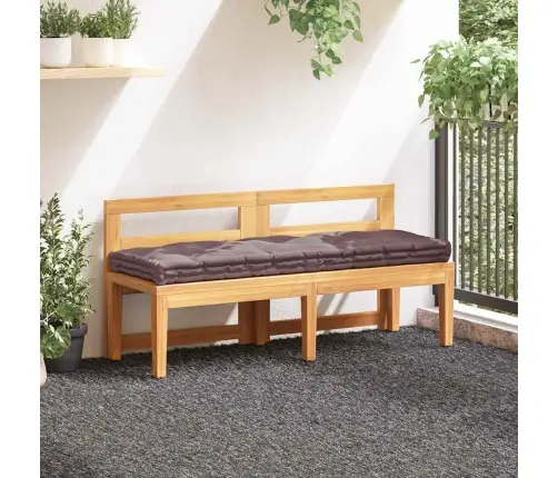 Palešu Dīvānu Spilvens, Pelēkbrūns, 120X40X7 Cm, Kokvilna Vidaxl