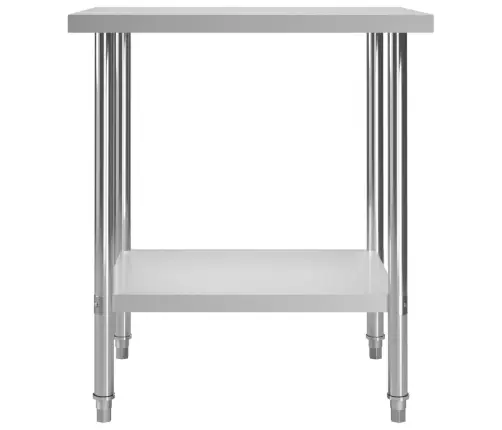 Virtuvės Darbastalis, 80X60X85cm Nerūdijantis Plienas