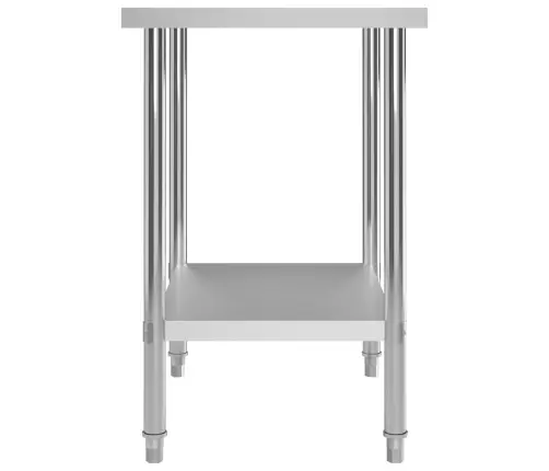 Virtuvės Darbastalis, 80X60X85cm Nerūdijantis Plienas