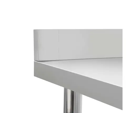 Köögi Töölaud Pritsmekaitsmega, 80X60X93 cm Roostevaba Teras