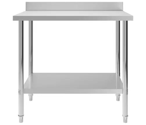 Virtuves Darba Galds, 100X60X93 Cm, Nerūsējošs Tērauds Vidaxl