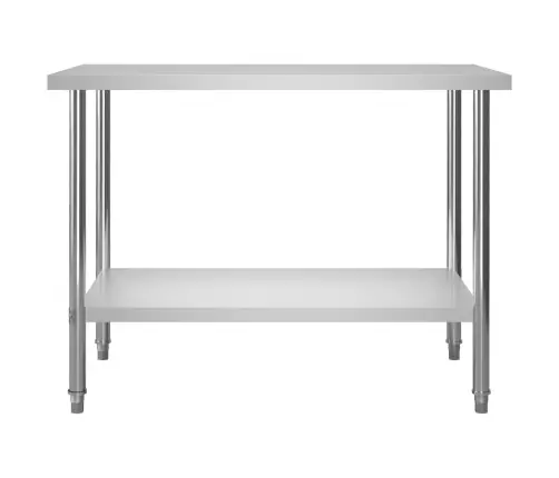 Virtuves Darba Galds, 120X60X85 Cm, Nerūsējošs Tērauds Vidaxl