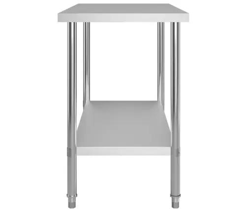 Virtuves Darba Galds, 120X60X85 Cm, Nerūsējošs Tērauds Vidaxl