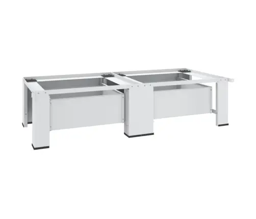 Dvigubas Skalbimo Mašinos Ir Džiovyklės Pagrindas Su Stalčiais