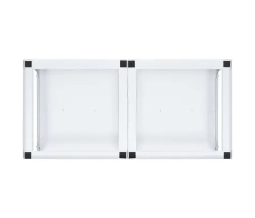 Topelt Pesumasina Ja Kuivati Alus Riiulitega, Valge