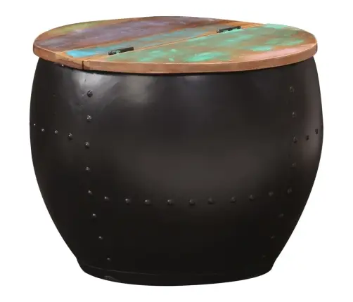 Kohvilaud 53 X 43 cm Tugevast Taastatud Puidust