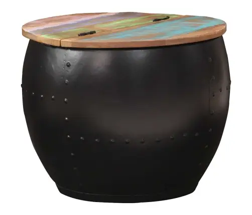 Kohvilaud 53 X 43 cm Tugevast Taastatud Puidust