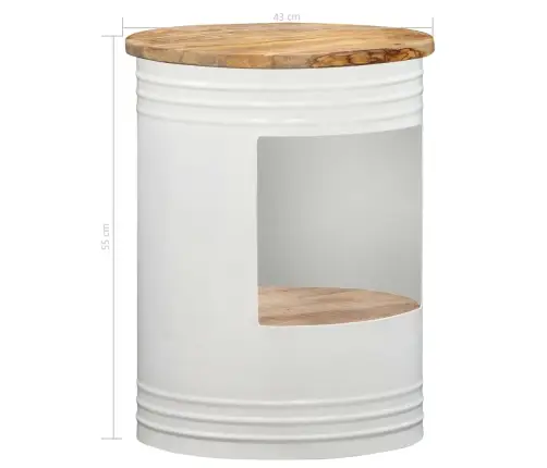 Kafijas Galdiņš, 43X55 Cm, Mango Masīvkoks Vidaxl