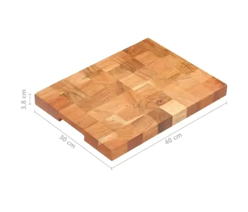 Lõikelaud, 40 X 30 X 3,8 cm Akaatsiapuu