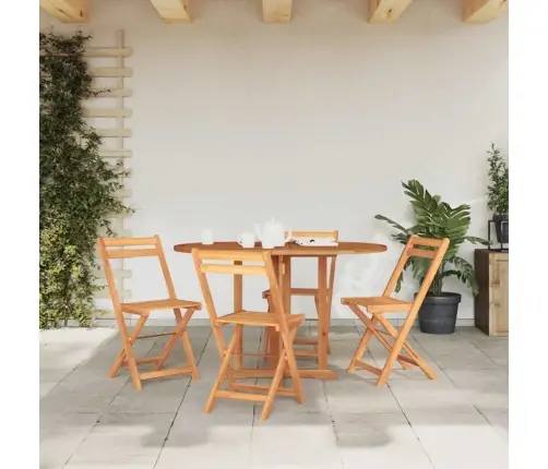 Saliekams Dārza Galds, 120X70X75 Cm, Masīvs Tīkkoks Vidaxl