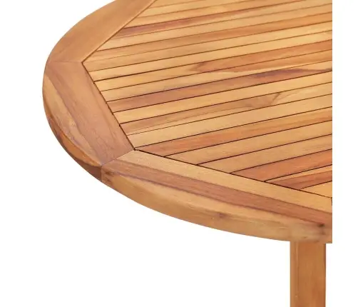 Saliekams Dārza Galds, 120X70X75 Cm, Masīvs Tīkkoks Vidaxl