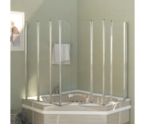 Vannas Siena, 120X140 Cm, Rūdīts Stikls, Caurspīdīgs Vidaxl