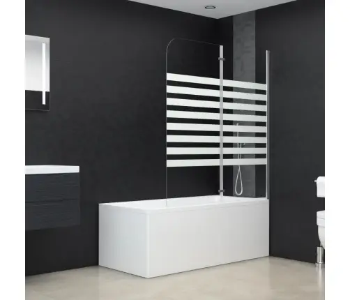 Vonios Pertvara, Skaidri, 120X140cm Grūdintas Stiklas