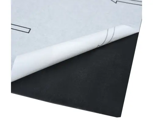 Grindų Plokštės, Juodos, 5,11M², Pvc, Prilipdomos, Marmurinės