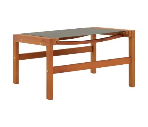 Dārza Krēsls Ar Kāju Balstu, Pelēks, Eikalipta Masīvkoks  Vidaxl