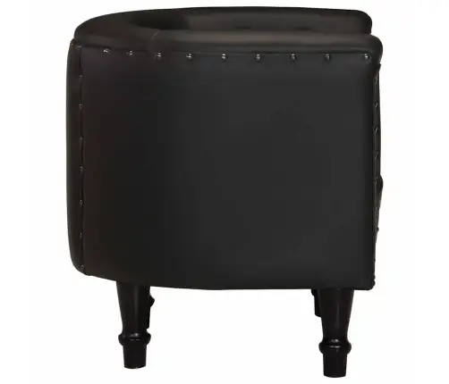 Krėslas, Juodos Spalvos, Tikra Oda