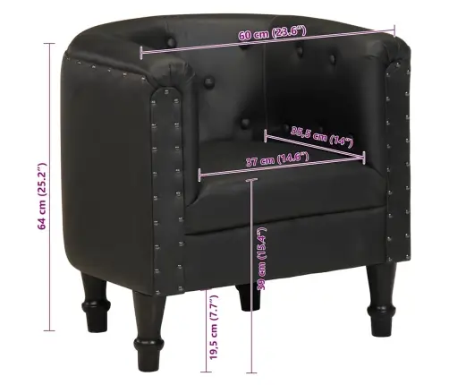 Krėslas, Juodos Spalvos, Tikra Oda