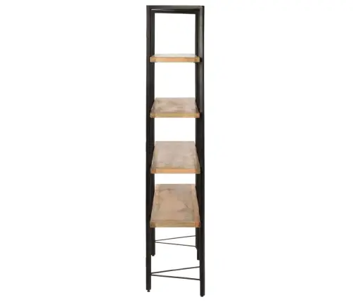 Knygų Spinta, 4 Aukštų, 160X35X160cm Mango Medienos Masyvas