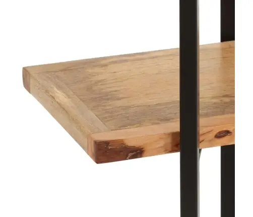 Knygų Spinta, 4 Aukštų, 160X35X160cm Mango Medienos Masyvas