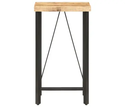 Bāra Galds, 60X60X107 Cm, Neapstrādāts Mango Koks Vidaxl