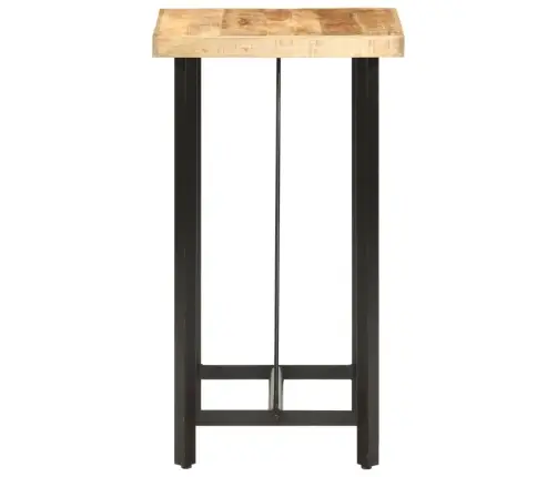 Bāra Galds, 60X60X107 Cm, Neapstrādāts Mango Koks Vidaxl