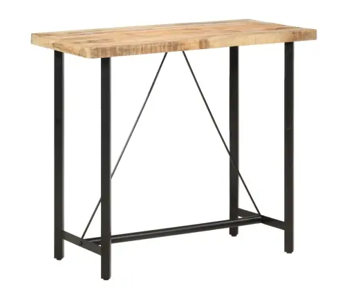 Bāra Galds, 120X58X107 Cm, Neapstrādāts Mango Koks Vidaxl