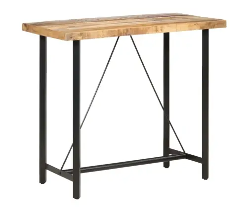 Bāra Galds, 120X58X107 Cm, Neapstrādāts Mango Koks Vidaxl