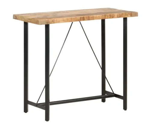Bāra Galds, 120X58X107 Cm, Neapstrādāts Mango Koks Vidaxl