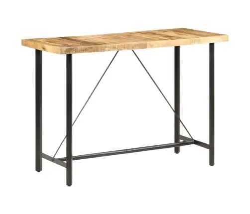 Bāra Galds, 150X70X107 Cm, Neapstrādāts Mango Koks Vidaxl