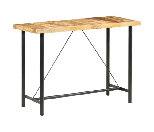 Bāra Galds, 150X70X107 Cm, Neapstrādāts Mango Koks Vidaxl