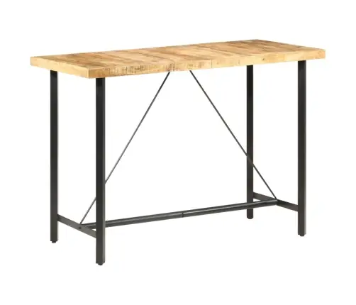 Bāra Galds, 150X70X107 Cm, Neapstrādāts Mango Koks Vidaxl