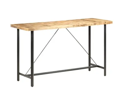 Bāra Galds, 180X70X107 Cm, Neapstrādāts Mango Koks Vidaxl