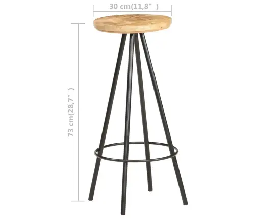 Baaripukid, 2 Tk, Töötlemata Mangopuit