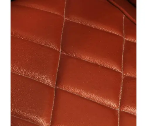 Krėslas, Rudos Spalvos, Tikra Ožkos Oda