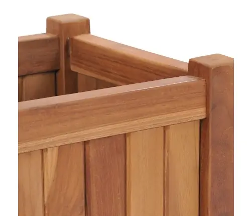 Augstā Puķu Kaste, 30X30X30 Cm, Masīvs Tīkkoks Vidaxl