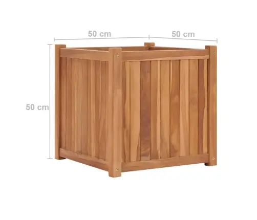 Taimelava 50 X 50 X 50 Cm Toekas Tiikpuu