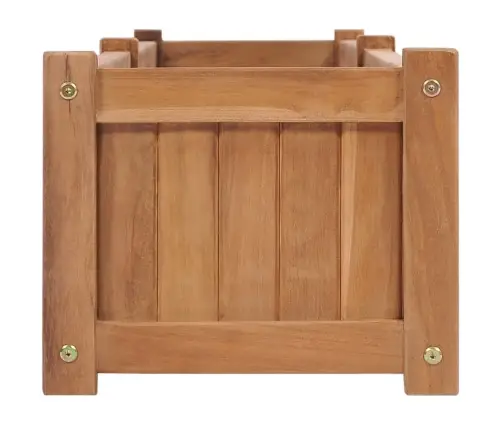 Augstā Puķu Kaste, 200X30X25 Cm, Masīvs Tīkkoks Vidaxl