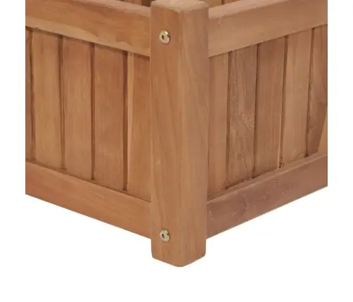 Augstā Puķu Kaste, 200X30X25 Cm, Masīvs Tīkkoks Vidaxl