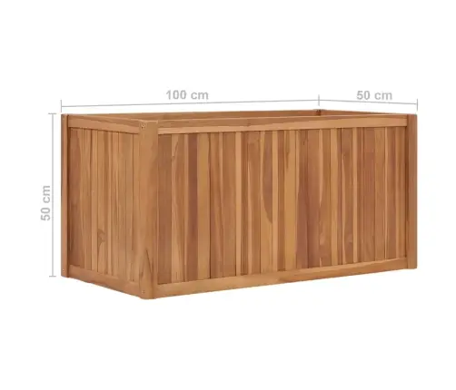 Lovelis, 100X50X50cm Tikmedžio Masyvas, Aukštas