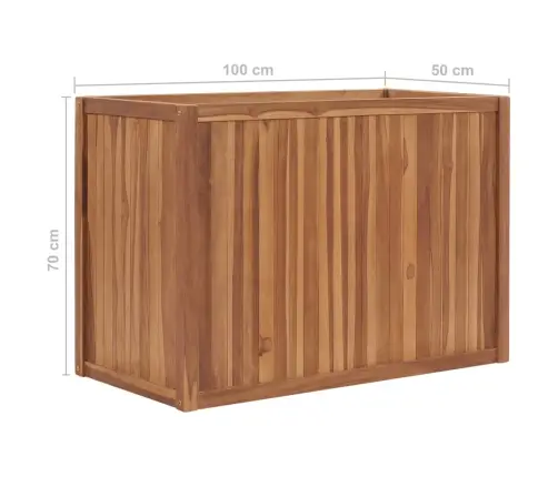 Taimelava 100 X 50 X 70 Cm Toekas Tiikpuu