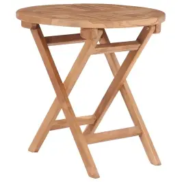 Saliekams Dārza Galds, 45 Cm, Masīvs Tīkkoks Vidaxl