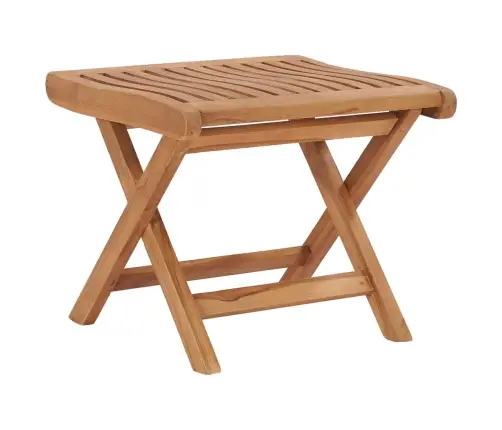 Saliekams Kājsoliņš, 46,5X49X41,5 Cm, Masīvs Tīkkoks Vidaxl