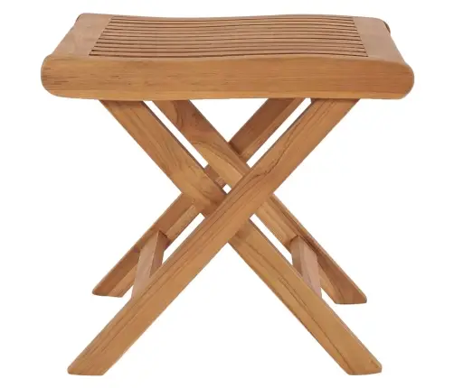 Saliekams Kājsoliņš, 46,5X49X41,5 Cm, Masīvs Tīkkoks Vidaxl