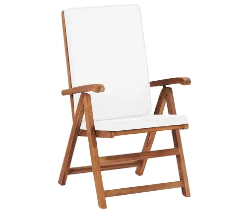 Atgāžami Dārza Krēsli Ar Spilveniem, 2 Gab., Masīvs Tīkkoks Vidaxl