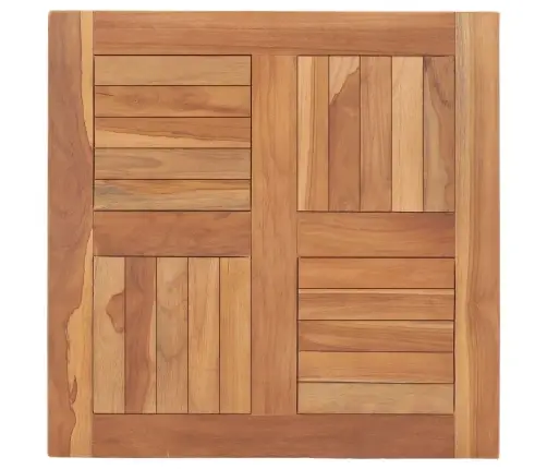 Stalviršis, 60X60X2,5cm Tikmedžio Medienos Masyvas