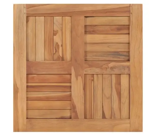 Stalviršis, 60X60X2,5cm Tikmedžio Medienos Masyvas