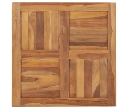 Galda Virsma, 70X70X2,5 Cm, Masīvs Tīkkoks Vidaxl