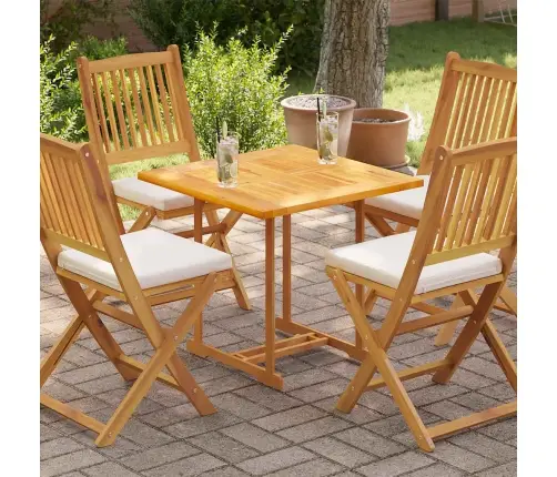 Galda Virsma, 70X70X2,5 Cm, Masīvs Tīkkoks Vidaxl