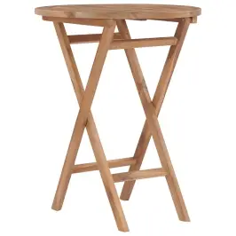 Saliekams Dārza Galds, 60 Cm, Masīvs Tīkkoks Vidaxl